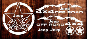 Set 4x4 Off Road Jeep