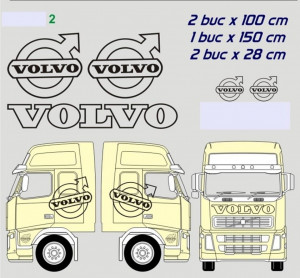 Set Stickere Volvo Laterale + Masca 2