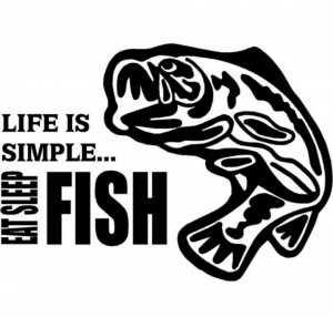 Sticker Autocolant Life is simple