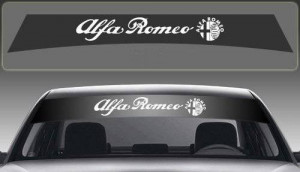 Parasolar cu fond Alfa Romeo