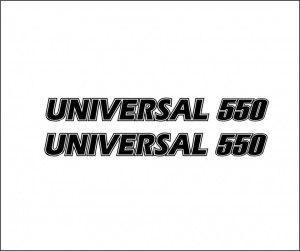 Set 2 buc Stickere capota Universal 550