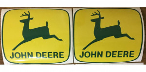 Set 2 buc stickere John Deere 25 cm