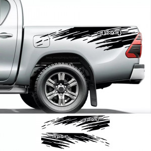 Set 2 buc Stickere laterale Ford Ranger, Toyota Hilux , Nissan Navara, Mitsubishi L200, etc