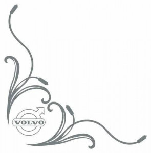 Set stickere geamuri laterale Volvo