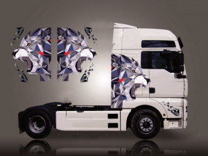 Set stickere MAN Lion Edition TGX TGA