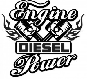 Sticker Autocolant Engine Power 30 cm