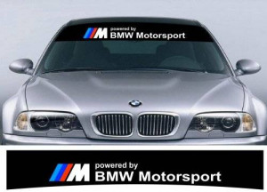 Sticker Parasolar cu fond BMW Motorsport