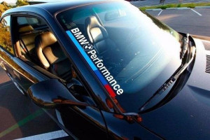 Sticker parbriz BMW