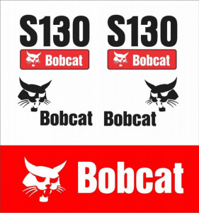 Set Stickere Bobcat S130