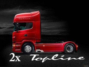 Set stickere Scania Topline