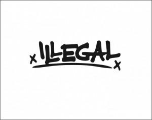 Sticker Auto Illegal