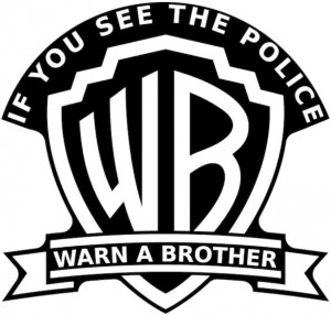 Sticker Auto Warn a brother