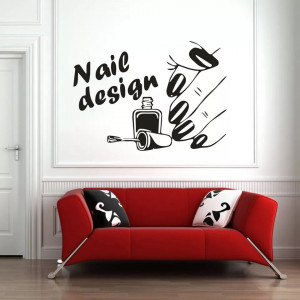 Sticker Perete Salon Manichiura