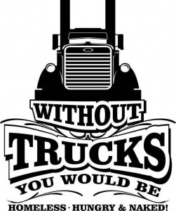 Sticker Withouth Trucks 30cm