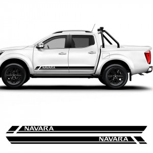 Stickere auto Dungi Laterale Nissan Navara(Set 2 buc)