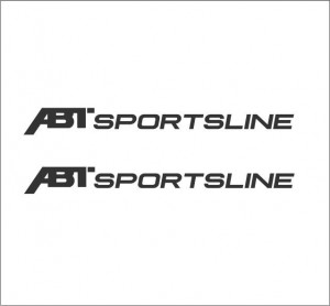 Set 2 buc Stickere Auto ABT Sportsline