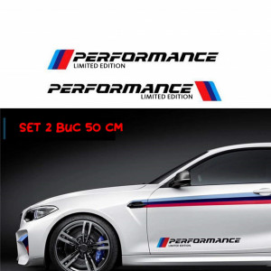 Set 2 buc stickere laterale BMW M Performance