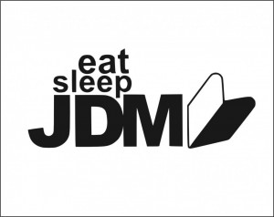 Sticker Auto eat Sleep JDM
