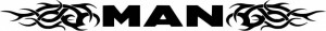 Sticker Autocolant MAN 120 cm