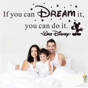 Sticker Perete If you can dream, you can do it