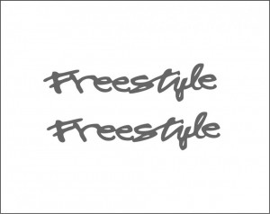 Stickere Auto FreeStyle (set 2 buc)
