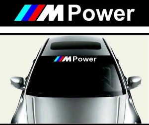 Parasolar cu fond BMW M Power