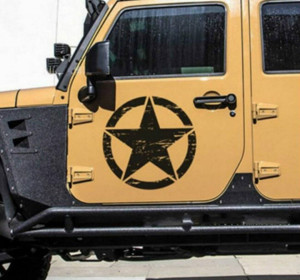 Set 2 buc Stickere Off Road US Army Star 50 cm
