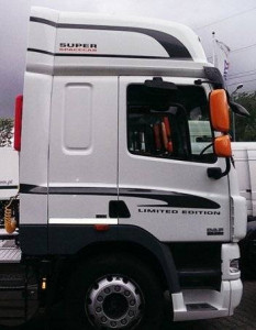 Set stickere DAF SuperSpace Cab