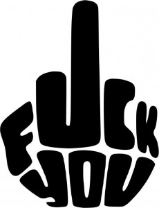 Sticker Auto F**k You