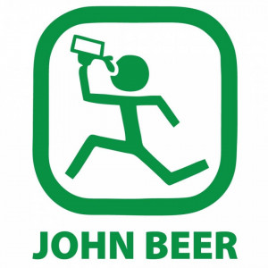 Sticker Autocolant John Beer 20 cm