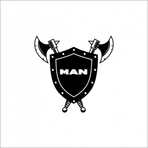 Sticker Camion Man Truck Scut