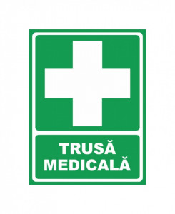 Indicator autocolant Trusa medicala