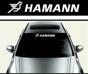 Parasolar cu fond BMW Hamann