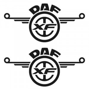 Set Stickere Autocolante DAF XF 2 buc