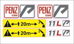 Set Stickere Autocolante Macara Penz 11 L
