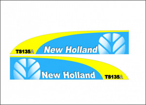 Set Stickere Autocolante New Holland TS135A
