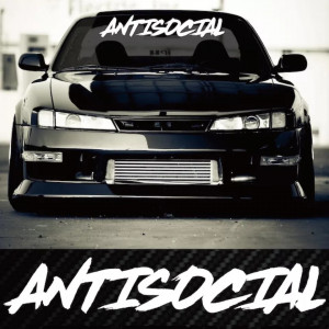 Sticker Auto Antisocial