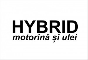 Sticker Auto Hybrid - motorina si ulei