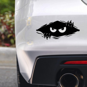 Sticker Auto Monster Face