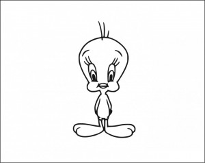 Sticker Auto Tweety