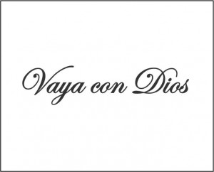 Sticker Auto Vaya con Dios