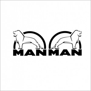Set 2 buc stickere Camion Man Logo Lions