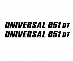 Set 2 buc Stickere capota Universal 651 DT