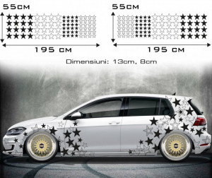 Set Stickere Camuflaj Stelute S34
