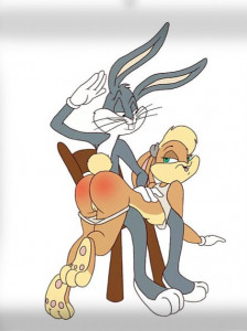 Sticker Auto Color Funny Bugs Bunny and Lola