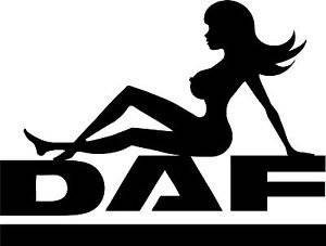 Sticker DAF Girl