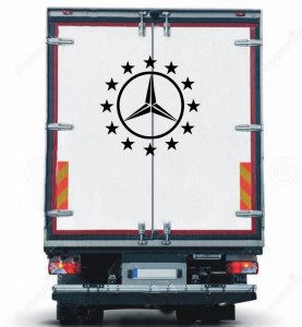 Sticker remorca/semiremorca Mercedes