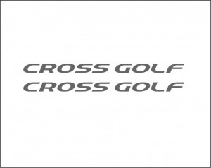 Stickere Auto Cross Golf (set 2 buc)