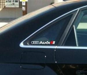 Stickere geamuri Audi (set 2 buc)