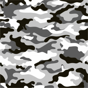 Autocolant Camuflaj Snow Buble Free